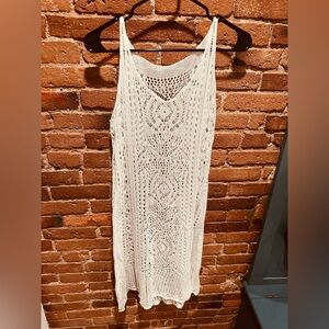 Women’s ivory swimsuit coverup